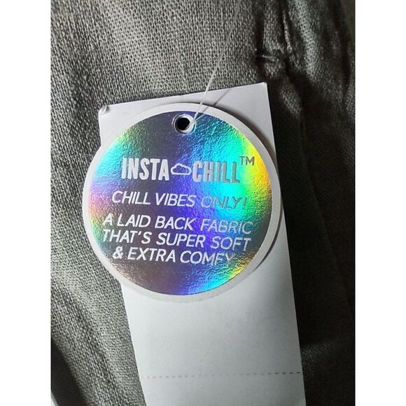 Wallflower Sage Linen Blend Shorty Short Size XL Juniors NWT - Picture 10 of 13